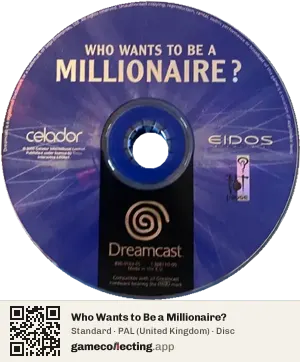 Who Wants to Be a Millionaire? Sega Dreamcast, PAL disc