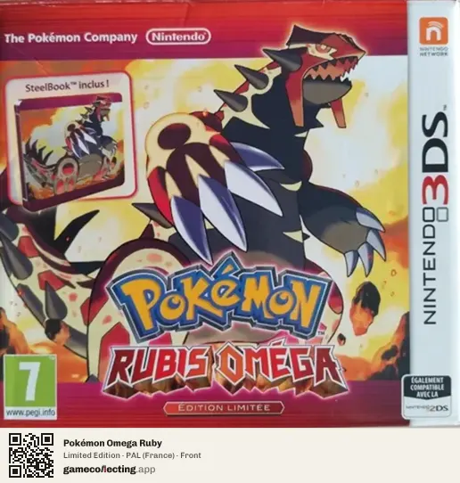 Pokémon Omega Ruby Nintendo 3DS, France box front