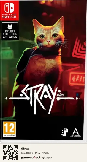 Stray Nintendo Switch, PAL box front