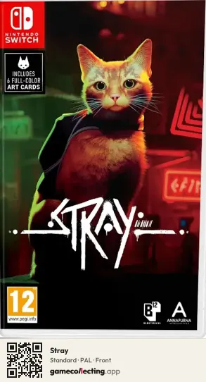 Stray Nintendo Switch, PAL box front