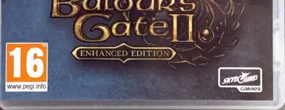 Baldur's Gate and Baldur's Gate II: Enhanced Editions, the USK square on its front