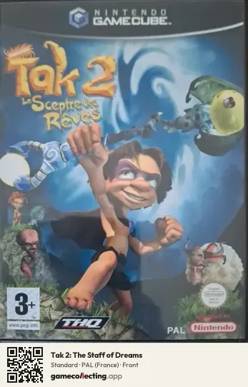 Tak 2: The Staff of Dreams Nintendo GameCube, France box front