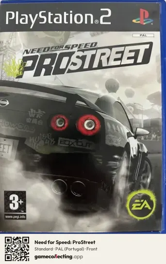Need for Speed: ProStreet PlayStation 2, Portugal box front