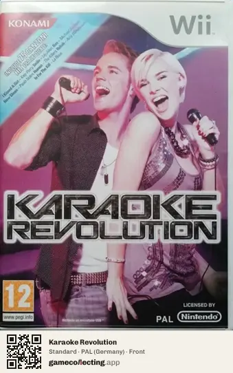 Karaoke Revolution Nintendo Wii, Germany box front