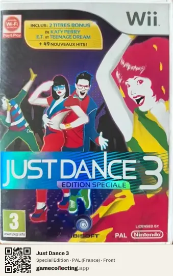 Just Dance 3 Nintendo Wii, France box front