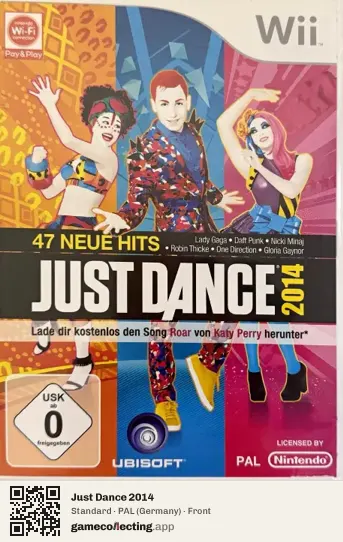 Just Dance 2014 Nintendo Wii, Germany box front