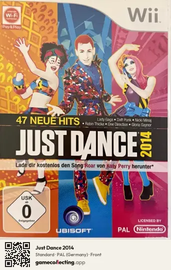 Just Dance 2014 Nintendo Wii, Germany box front