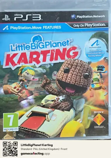 LittleBigPlanet Karting PlayStation 3, United Kingdom box front