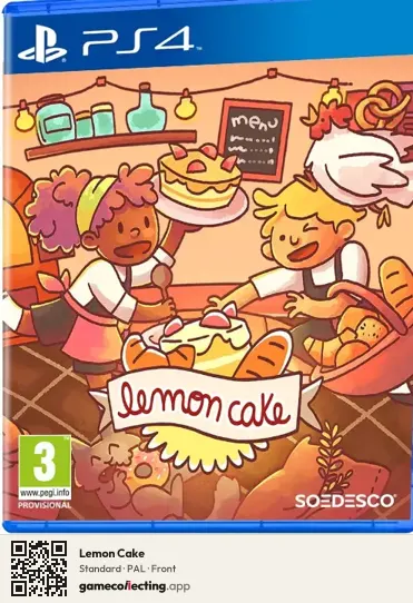 Lemon Cake PlayStation 4, PAL box front