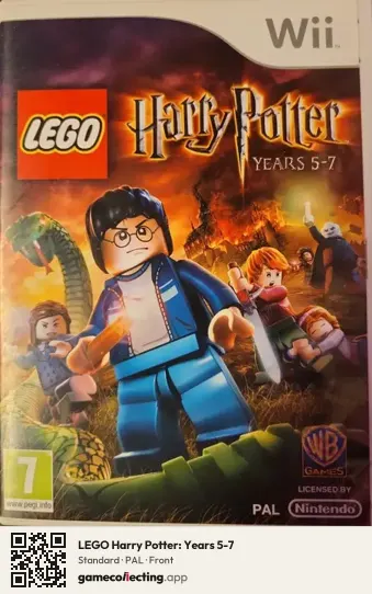 LEGO Harry Potter: Years 5-7 Nintendo Wii, PAL box front