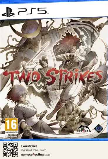 Two Strikes PlayStation 5, PAL box front
