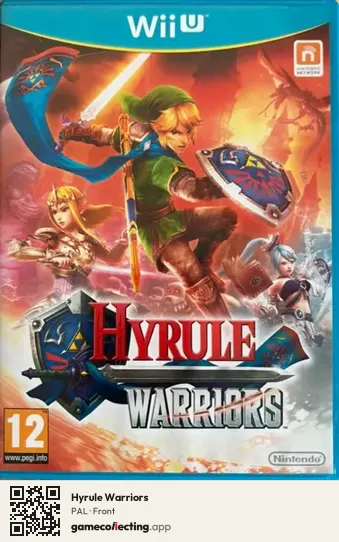 Hyrule Warriors Nintendo Wii U, PAL box front