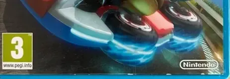 Mario Kart 8, the PEGI square on its front