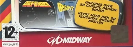 Midway Arcade Treasures, the PEGI square on its front