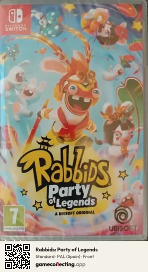 Rabbids: Party of Legends Nintendo Switch, Spain box front
