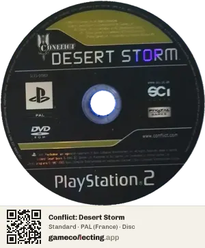 Conflict: Desert Storm PlayStation 2, PAL disc