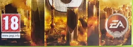 Army of Two: The 40th Day, the PEGI square on its front