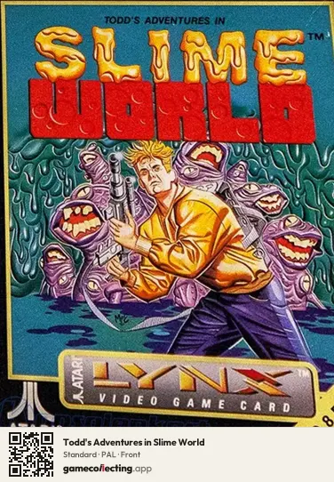 Todd's Adventures in Slime World Atari Lynx, PAL box front