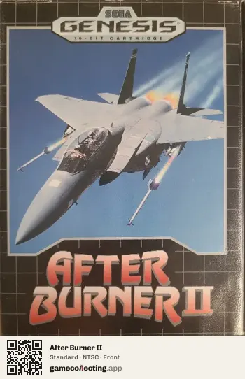 After Burner II Sega Mega Drive / Genesis, NTSC box front