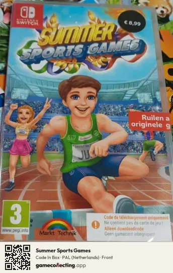 Summer Sports Games Nintendo Switch, Netherlands box front