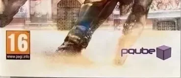 Gladiator Begins, the PEGI square on its front