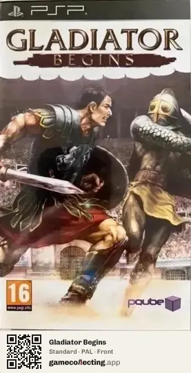 Gladiator Begins PlayStation Portable, PAL box front