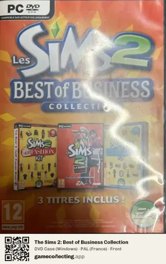 The Sims 2: Best of Business Collection Computer, France box front