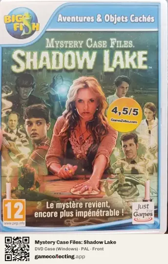 Mystery Case Files: Shadow Lake Computer, PAL box front