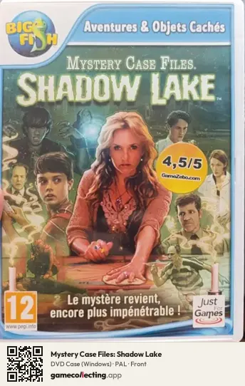 Mystery Case Files: Shadow Lake Computer, PAL box front
