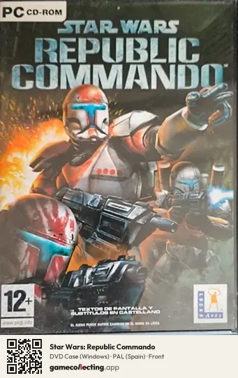 Star Wars: Republic Commando Computer, Spain box front