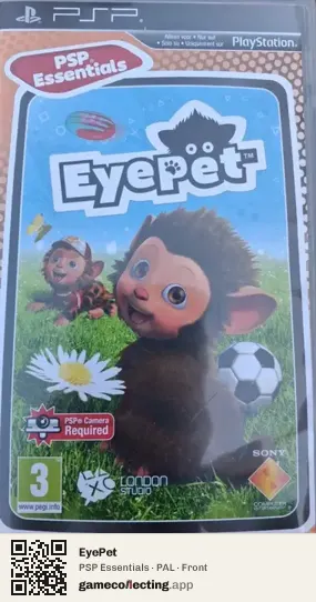 EyePet PlayStation Portable, PAL box front