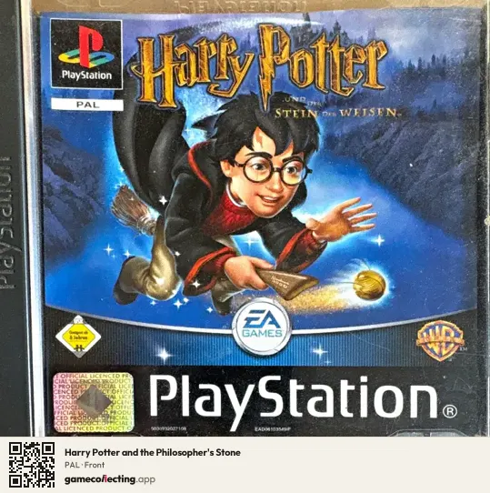 Harry Potter and the Philosopher's Stone PlayStation, PAL box front