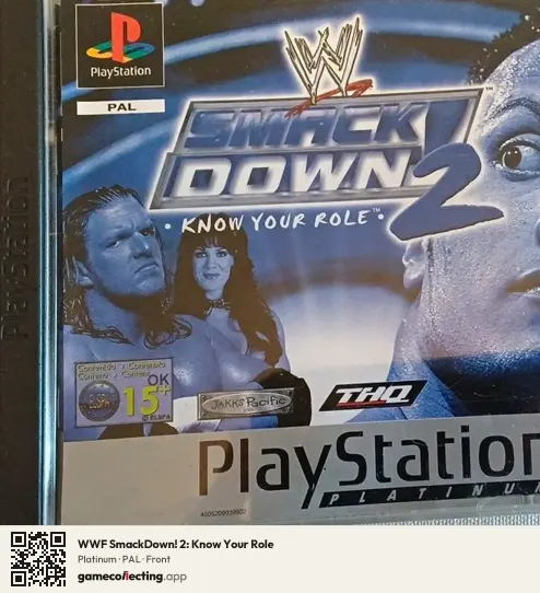 WWF SmackDown! 2: Know Your Role PlayStation, PAL box front