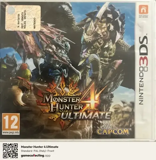Monster Hunter 4 Ultimate Nintendo 3DS, Italy box front