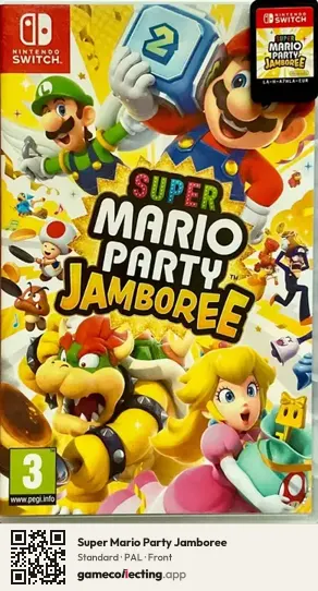 Super Mario Party Jamboree Nintendo Switch, PAL box front