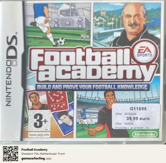 Football Academy Nintendo DS, Netherlands box front