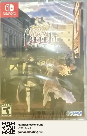 Fault: Milestone One Nintendo Switch, NTSC box front