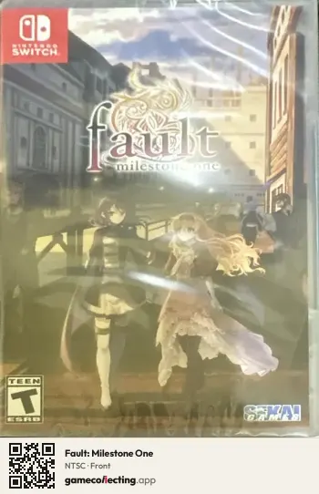 Fault: Milestone One Nintendo Switch, NTSC box front