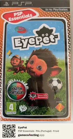 EyePet PlayStation Portable, Portugal box front