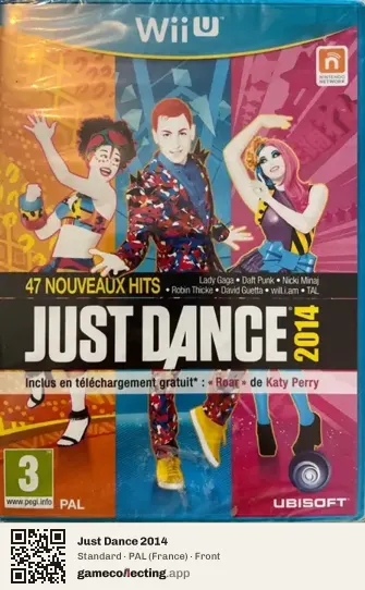 Just Dance 2014 Nintendo Wii U, France box front