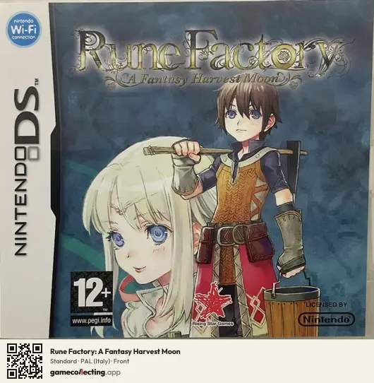 Rune Factory: A Fantasy Harvest Moon Nintendo DS, Italy box front