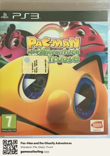Pac-Man and the Ghostly Adventures PlayStation 3, Italy box front