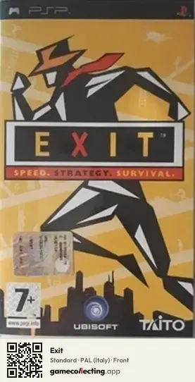 Exit PlayStation Portable, Italy box front