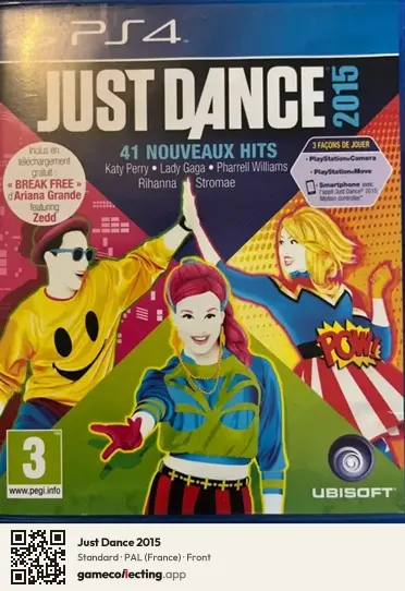 Just Dance 2015 PlayStation 4, France box front