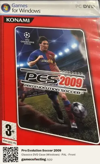 Pro Evolution Soccer 2009 Computer, PAL box front