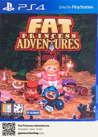 Fat Princess Adventures PlayStation 4, Asia box front