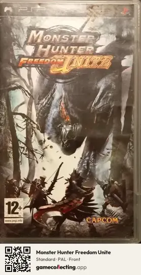 Monster Hunter Freedom Unite PlayStation Portable, PAL box front