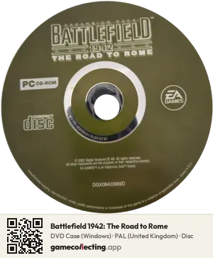 Battlefield 1942: The Road to Rome Computer, PAL disc