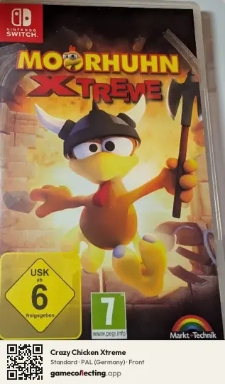 Crazy Chicken Xtreme Nintendo Switch, Germany box front