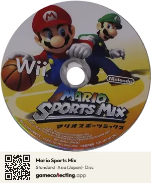 Mario Sports Mix Nintendo Wii, Asia disc